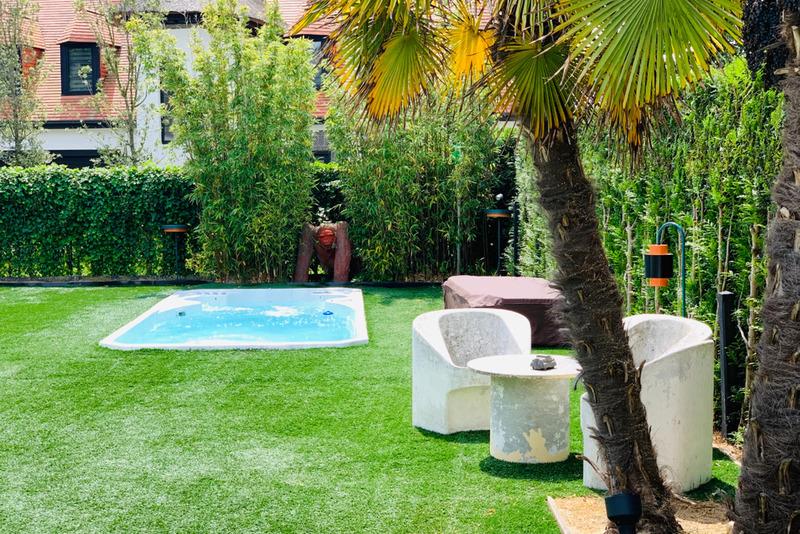 Villa d'art et de design avec piscine à Knokke, près du golf, sur la Côte belge